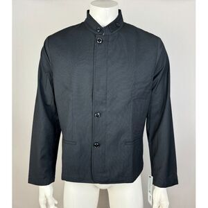 Chef Works Contemporary Apex Banquet Coat M NWT Long Sleeve Full Zip Black CQZ01